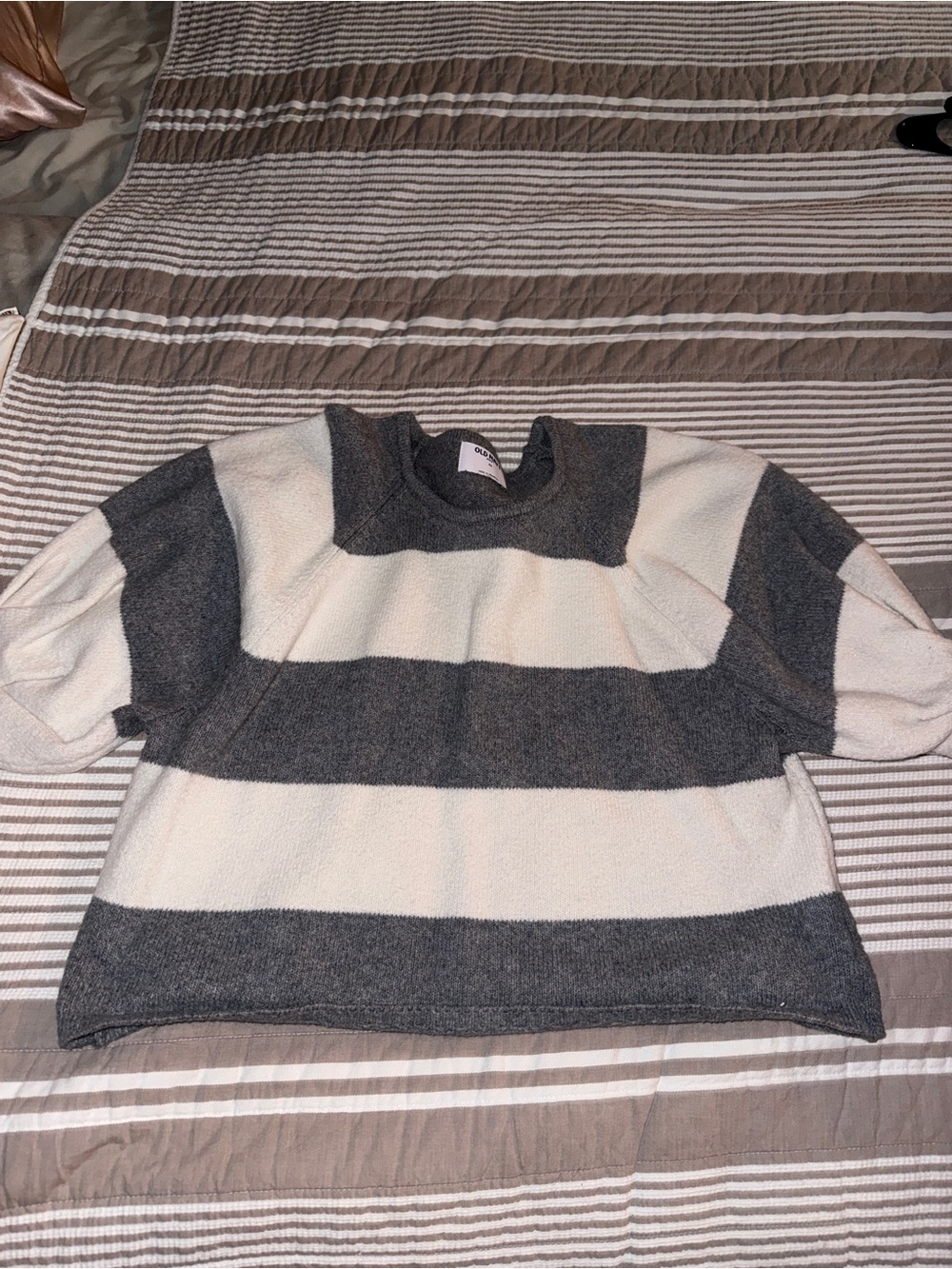 Old Navy Short Sleeve SoSoft Puff Sweater